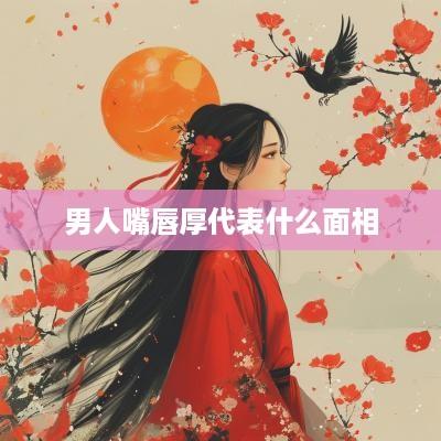 男人嘴唇厚代表什么面相