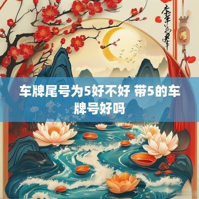 车牌尾号为5好不好 带5的车牌号好吗