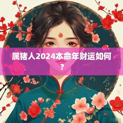 属猪人2025本命年财运如何？