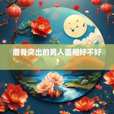 眉骨突出的男人面相好不好？