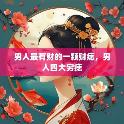 男人最有财的一颗财痣，男人四大穷痣