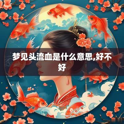 梦见头流血是什么意思,好不好