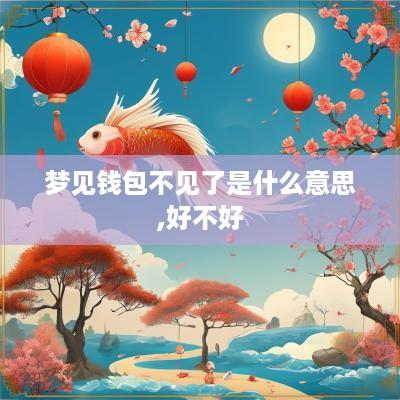 梦见钱包不见了是什么意思,好不好