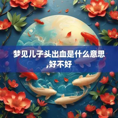 梦见儿子头出血是什么意思,好不好