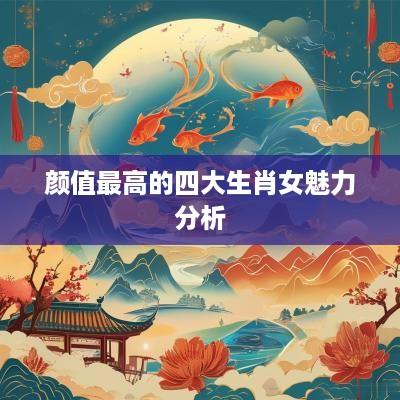 颜值最高的四大生肖女魅力分析