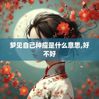 梦见自己种痘是什么意思,好不好
