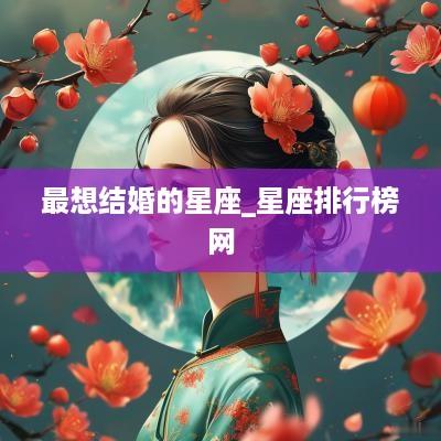 最想结婚的星座_星座排行榜网