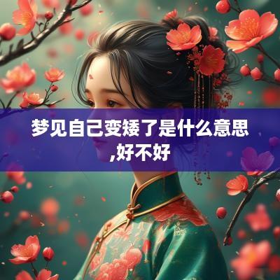 梦见自己变矮了是什么意思,好不好