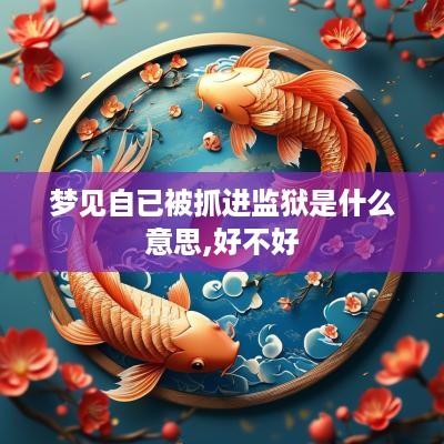 梦见自已被抓进监狱是什么意思,好不好