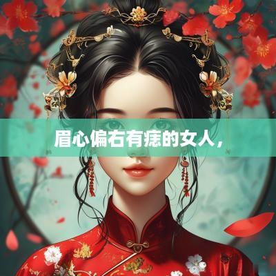 眉心偏右有痣的女人，