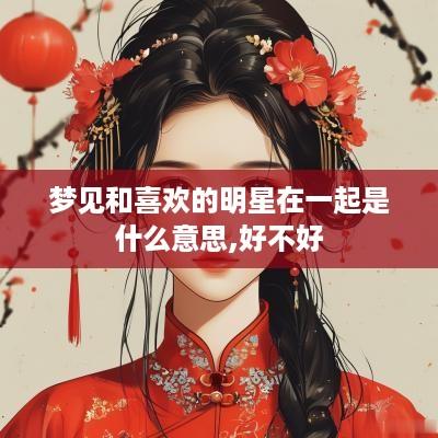 梦见和喜欢的明星在一起是什么意思,好不好