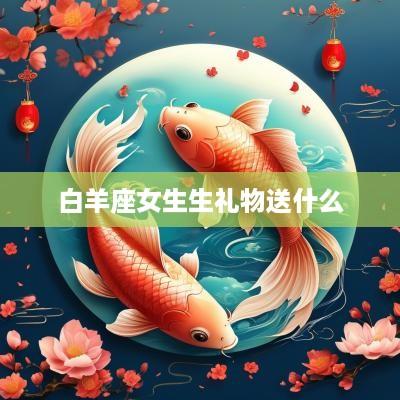 白羊座女生生礼物送什么