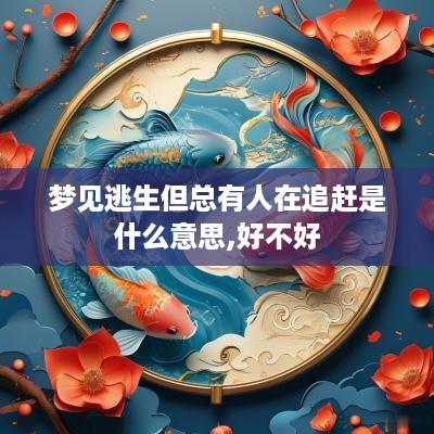 梦见逃生但总有人在追赶是什么意思,好不好