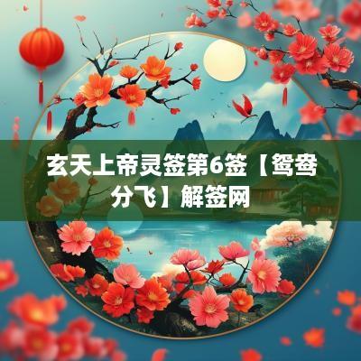 玄天上帝灵签第6签【鸳鸯分飞】解签网