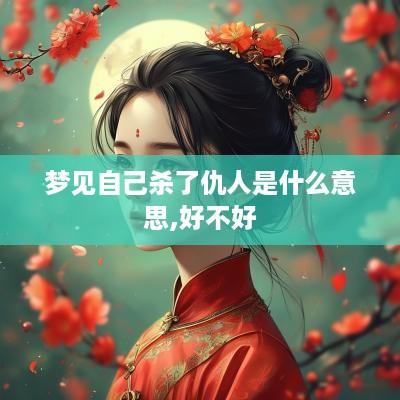 梦见自己杀了仇人是什么意思,好不好