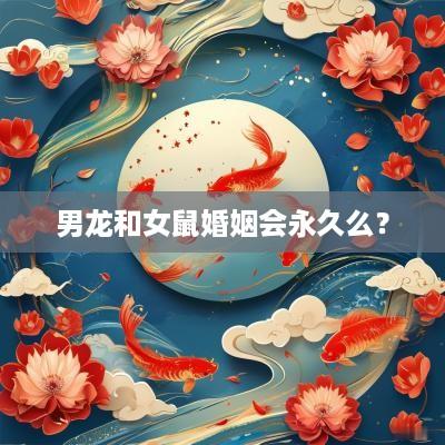 男龙和女鼠婚姻会永久么？