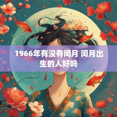 1966年有没有闰月 闰月出生的人好吗