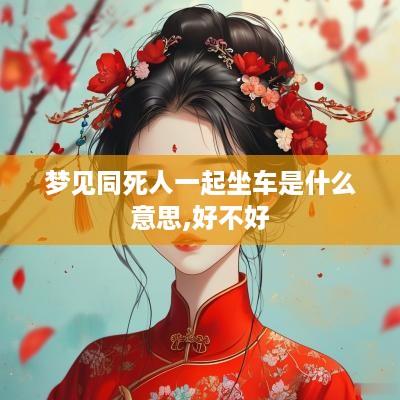 梦见同死人一起坐车是什么意思,好不好