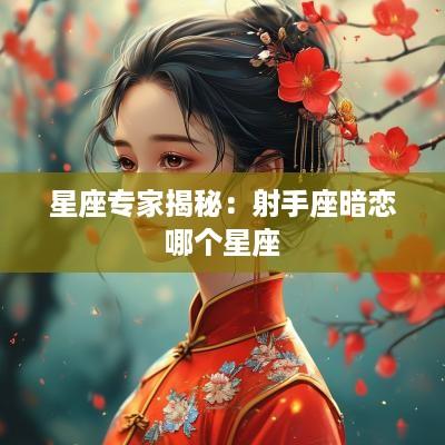 星座专家揭秘：射手座暗恋哪个星座