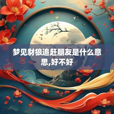 梦见豺狼追赶朋友是什么意思,好不好