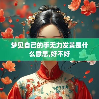 梦见自己的手无力发黄是什么意思,好不好