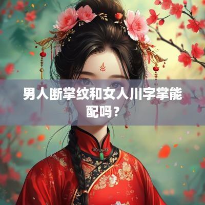 男人断掌纹和女人川字掌能配吗？