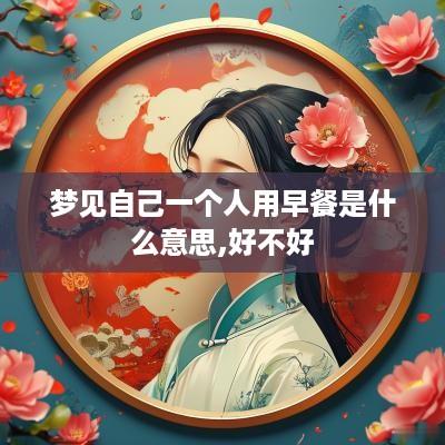 梦见自己一个人用早餐是什么意思,好不好