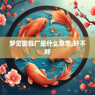 梦见面包厂是什么意思,好不好