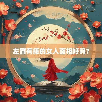 左眉有痣的女人面相好吗？