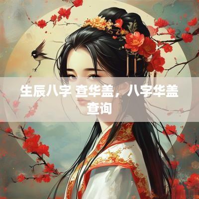 生辰八字 查华盖，八字华盖查询