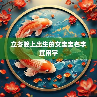 立冬晚上出生的女宝宝名字宜用字