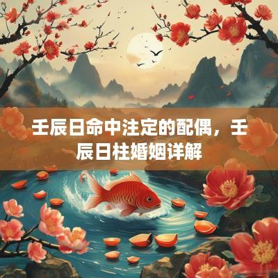 壬辰日命中注定的配偶，壬辰日柱婚姻详解