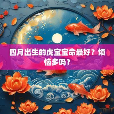 四月出生的虎宝宝命最好？烦恼多吗？