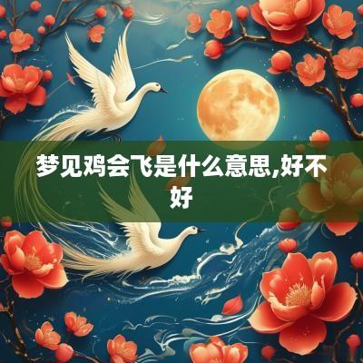 梦见鸡会飞是什么意思,好不好