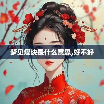 梦见煤块是什么意思,好不好