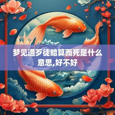 梦见遭歹徒暗算而死是什么意思,好不好