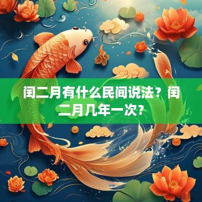 闰二月有什么民间说法？闰二月几年一次？