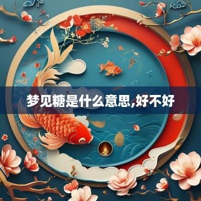 梦见糖是什么意思,好不好