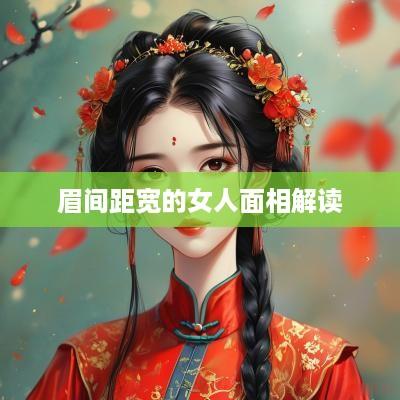眉间距宽的女人面相解读