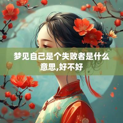梦见自己是个失败者是什么意思,好不好