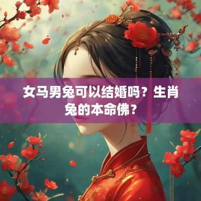 女马男兔可以结婚吗？生肖兔的本命佛？