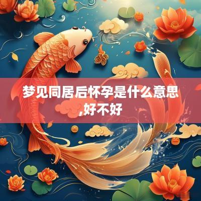 梦见同居后怀孕是什么意思,好不好