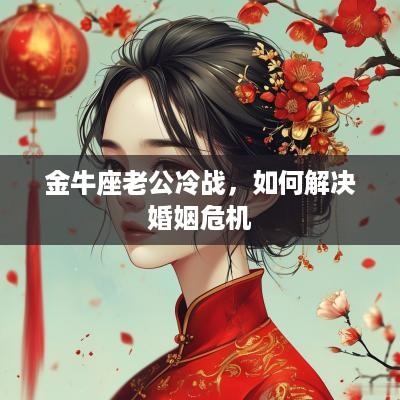 金牛座老公冷战，如何解决婚姻危机