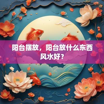 阳台摆放，阳台放什么东西风水好？