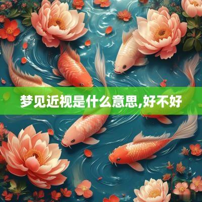 梦见近视是什么意思,好不好