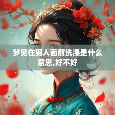 梦见在男人面前洗澡是什么意思,好不好
