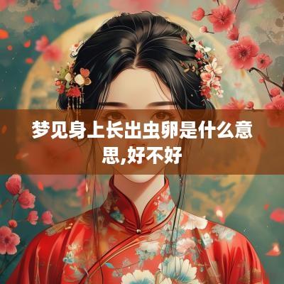 梦见身上长出虫卵是什么意思,好不好