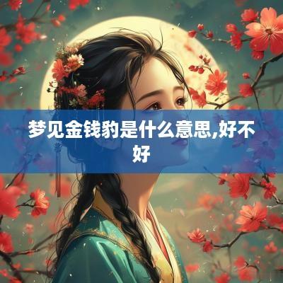 梦见金钱豹是什么意思,好不好