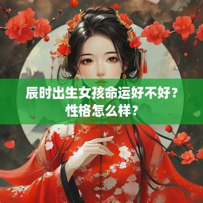辰时出生女孩命运好不好？性格怎么样？