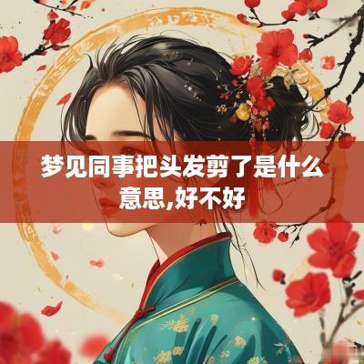 梦见同事把头发剪了是什么意思,好不好